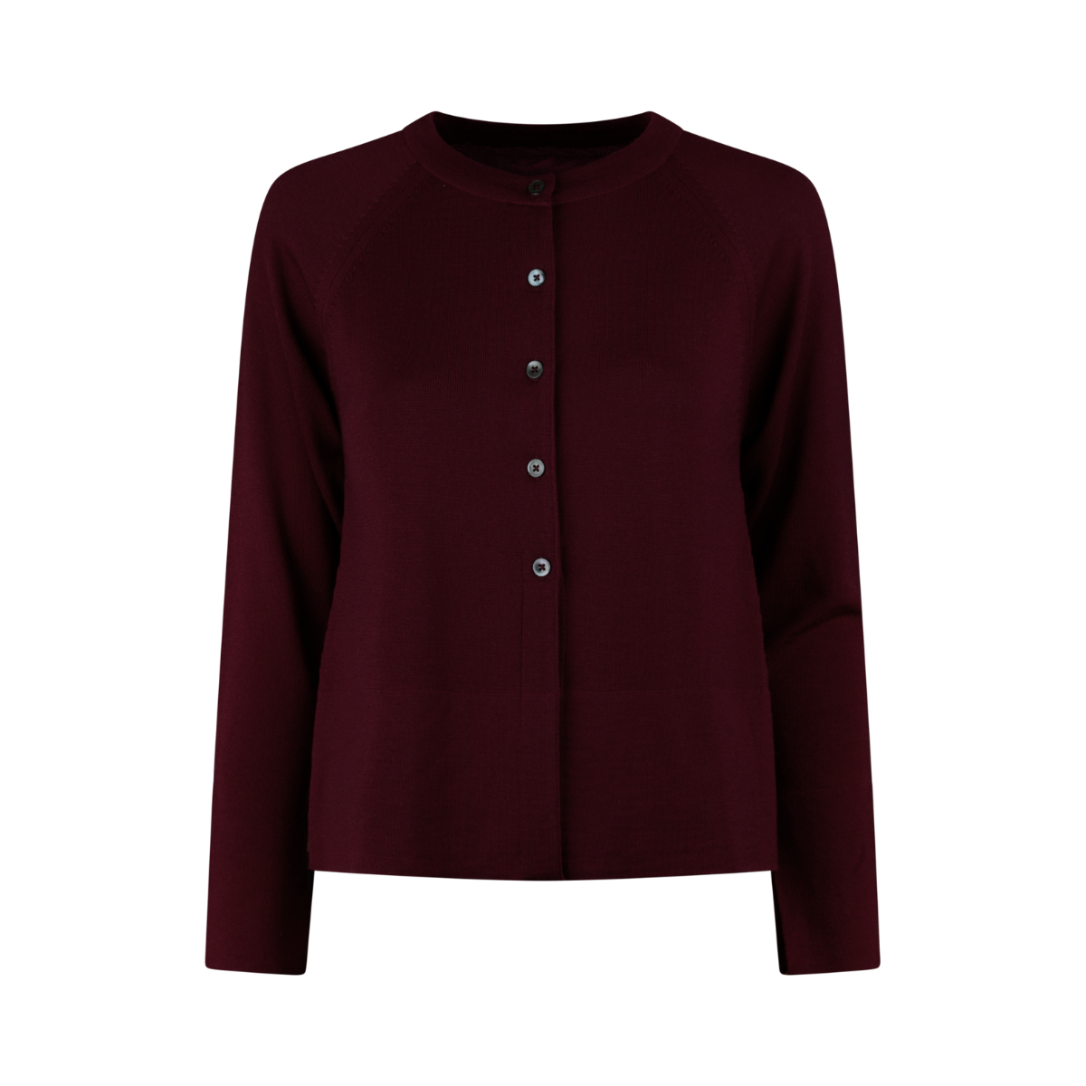 Ammie Knit Cardigan - Dark Red