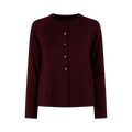 Ammie Knit Cardigan - Dark Red