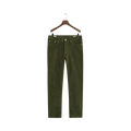 Reg Cord Jeans - Country Green
