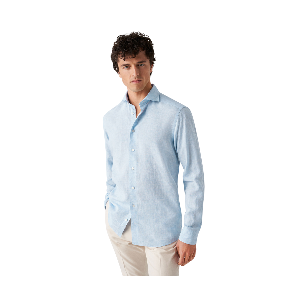 Contemporary Fit Casual Shirt - Blue