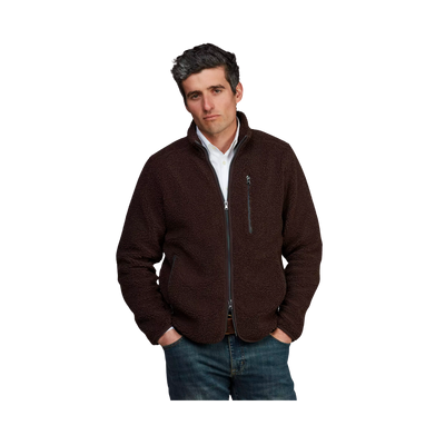 Pile Fleece Jacket - Dark Brown