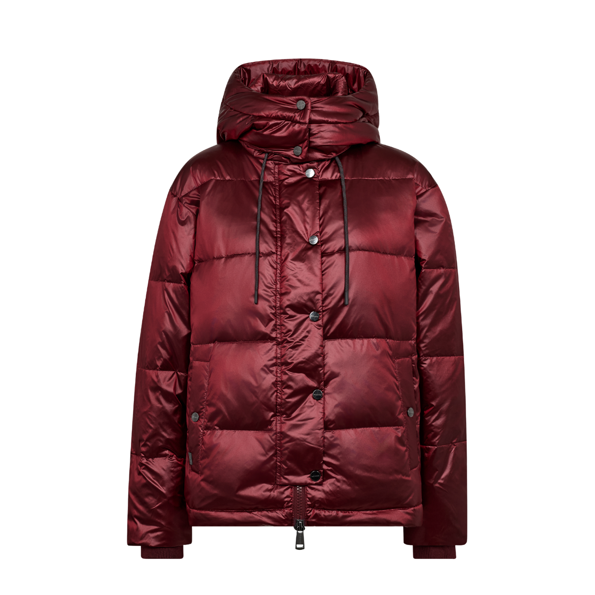 MMJilly Metallic Down Jacket - Cabernet