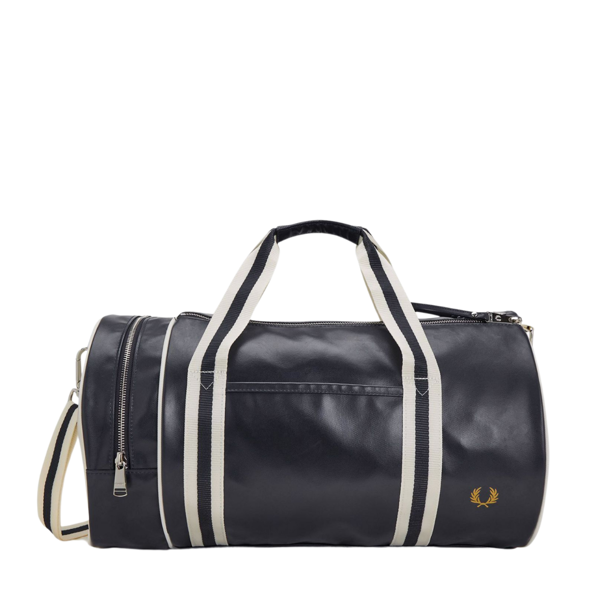 CLASSIC BARREL BAG - Navy-Ecru