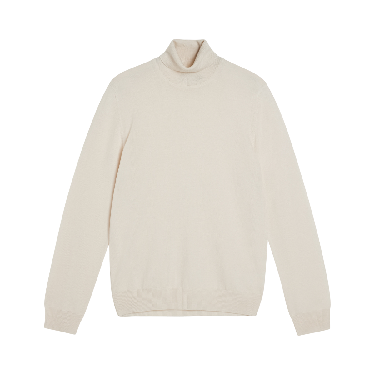 Lyd Merino Turtleneck Sweater - A003 Cloud White