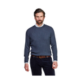 Crew Neck Cable Knit - Blue