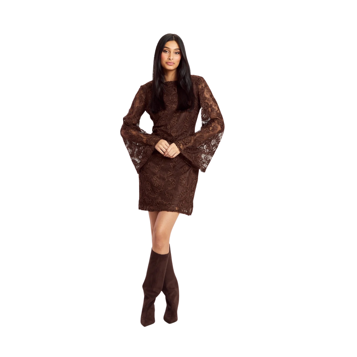 Annie Dress - Brown