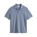 2 Tone SS Polo - 442 VINTAGE BLUE