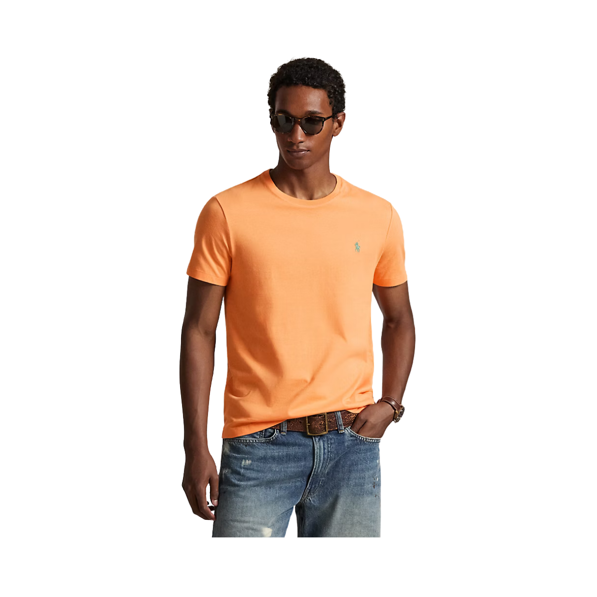 Classic Fit Crewneck T-Shirt - Pompano Orange