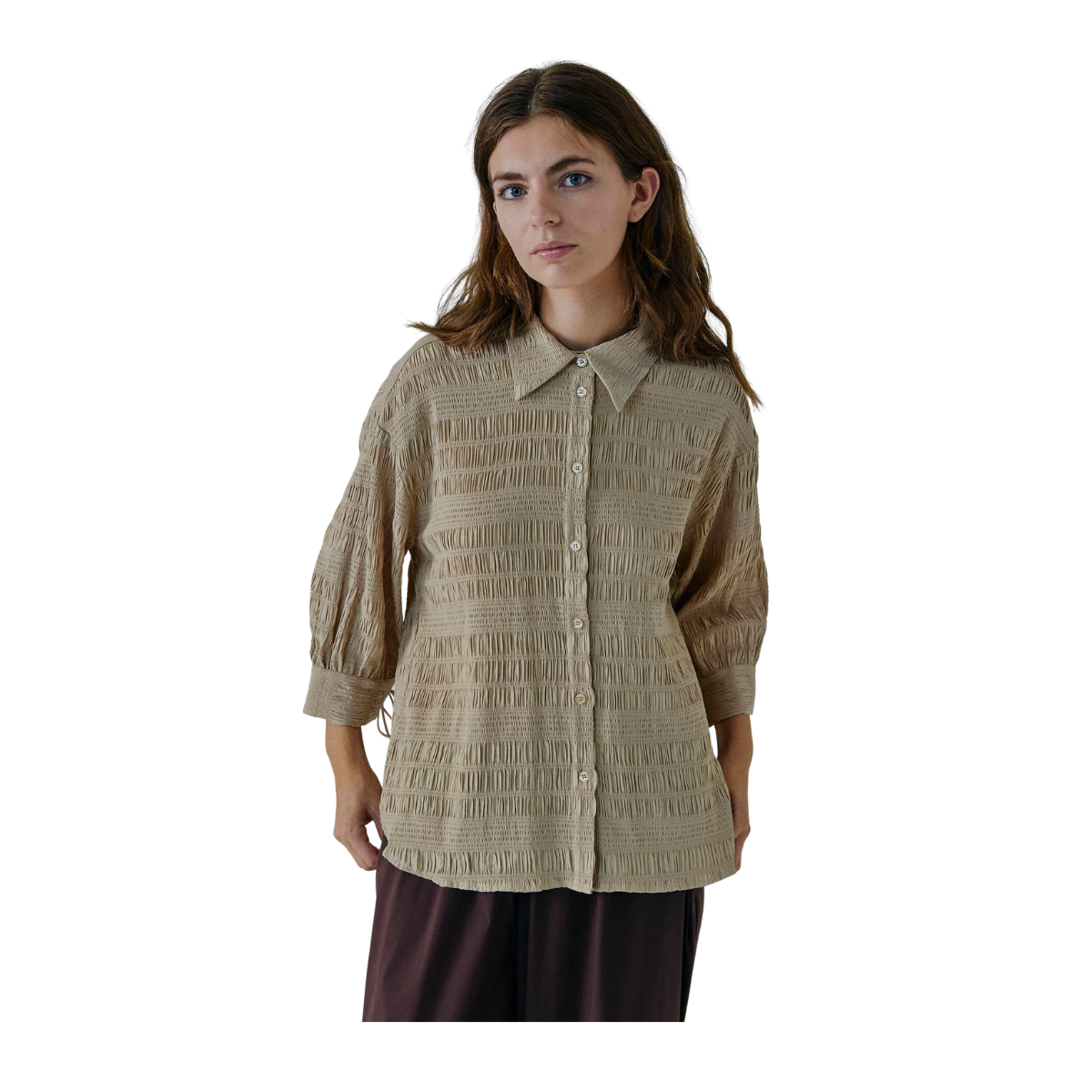 Clarra Shirt - Warm Beige