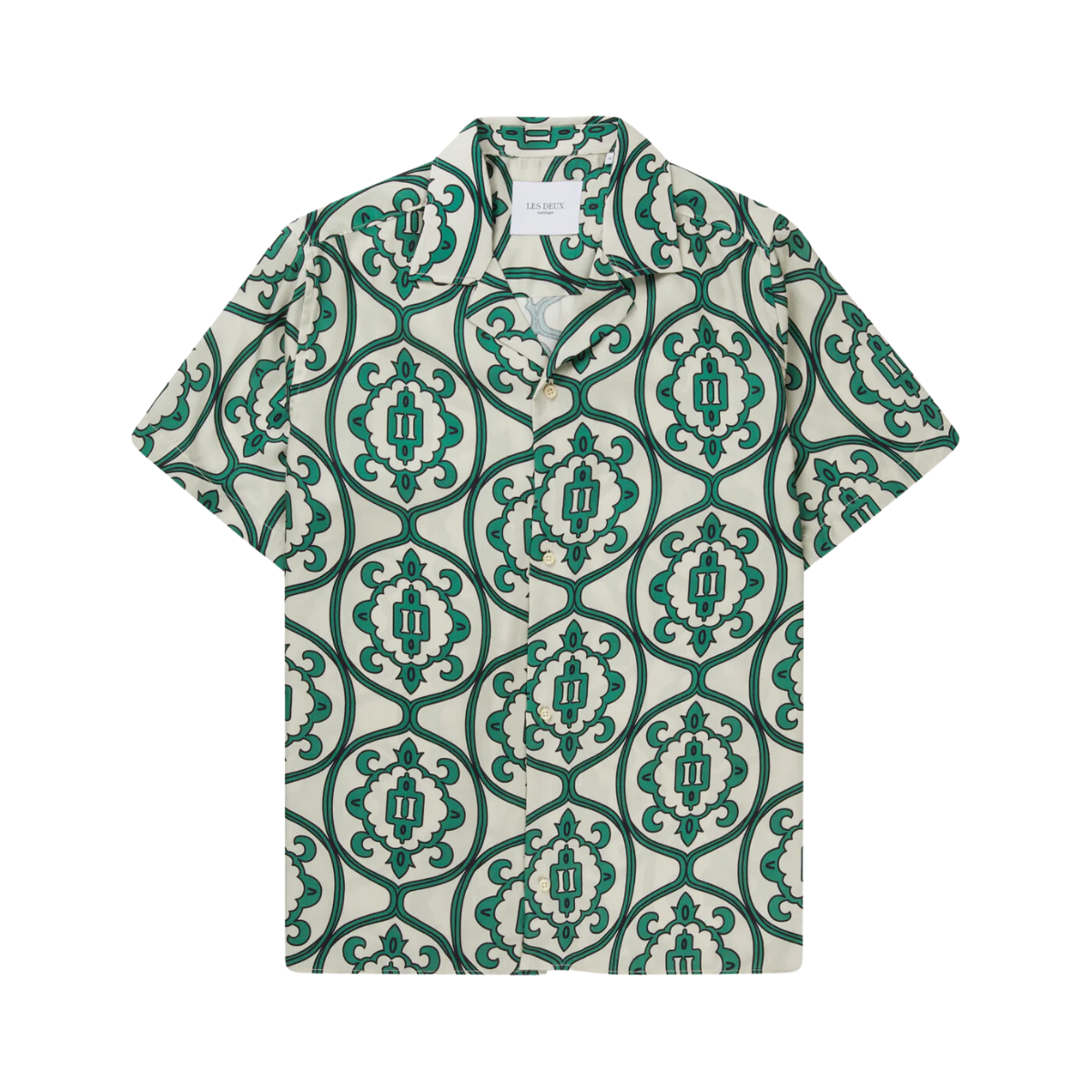 Ornament AOP Tencel SS Shirt - Green