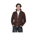 Marcello Zip Knit V1 - Brown