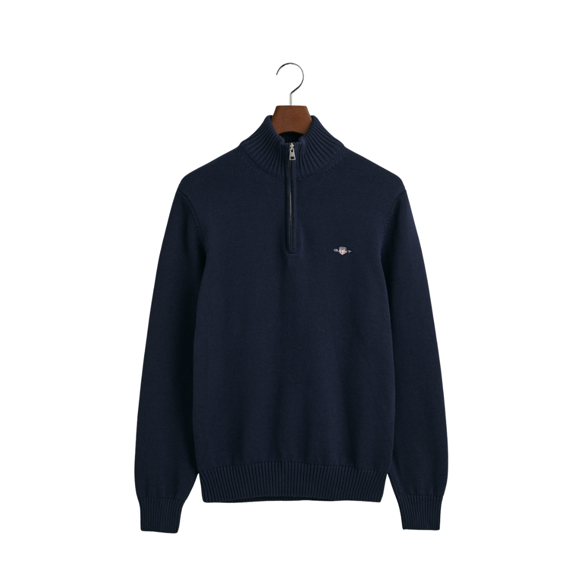 Casual Cotton Halfzip - Evening Blue