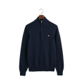 Casual Cotton Halfzip - Evening Blue