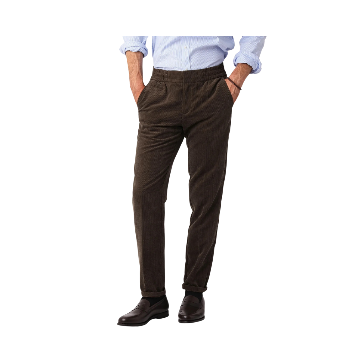 Tech Cord Pants - Chocolate