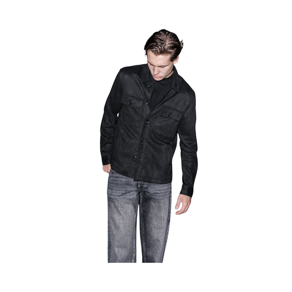 Denki Overshirt - Black