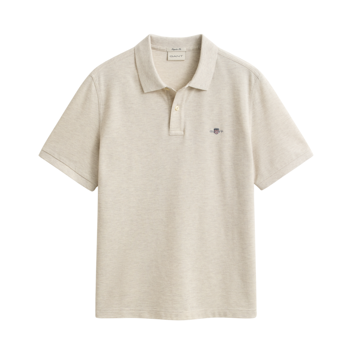Shield SS Pique Polo - Seed Melange