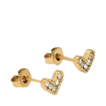 Earstuds heart - Gold