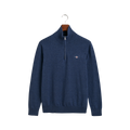 CLASSIC COTTON HALF ZIP - Blue