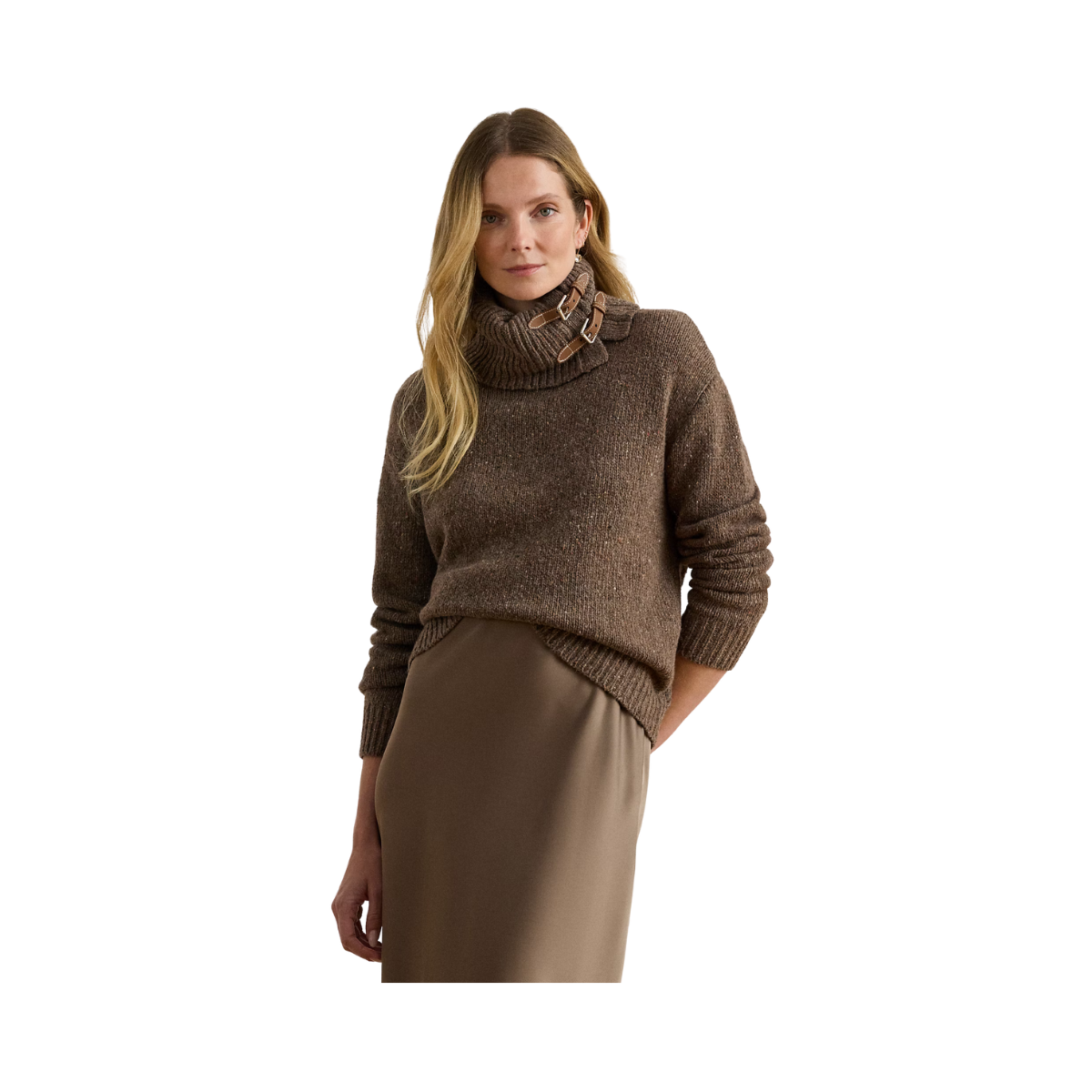 Lakiat Pullover - Taupe Brown Heather Donegal