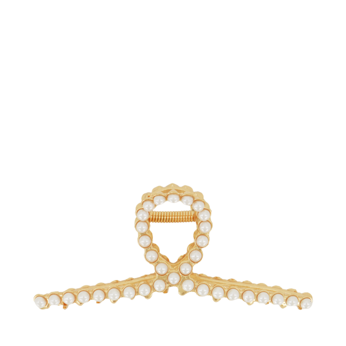 Hairclip pearls gold - Gold