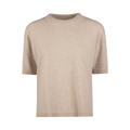 Janet Short Sleeve Knit - Beige