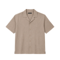 Elviro Linen S/S Shirt - Sand