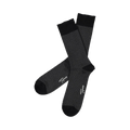 Mercerized Pattern Sock - Black