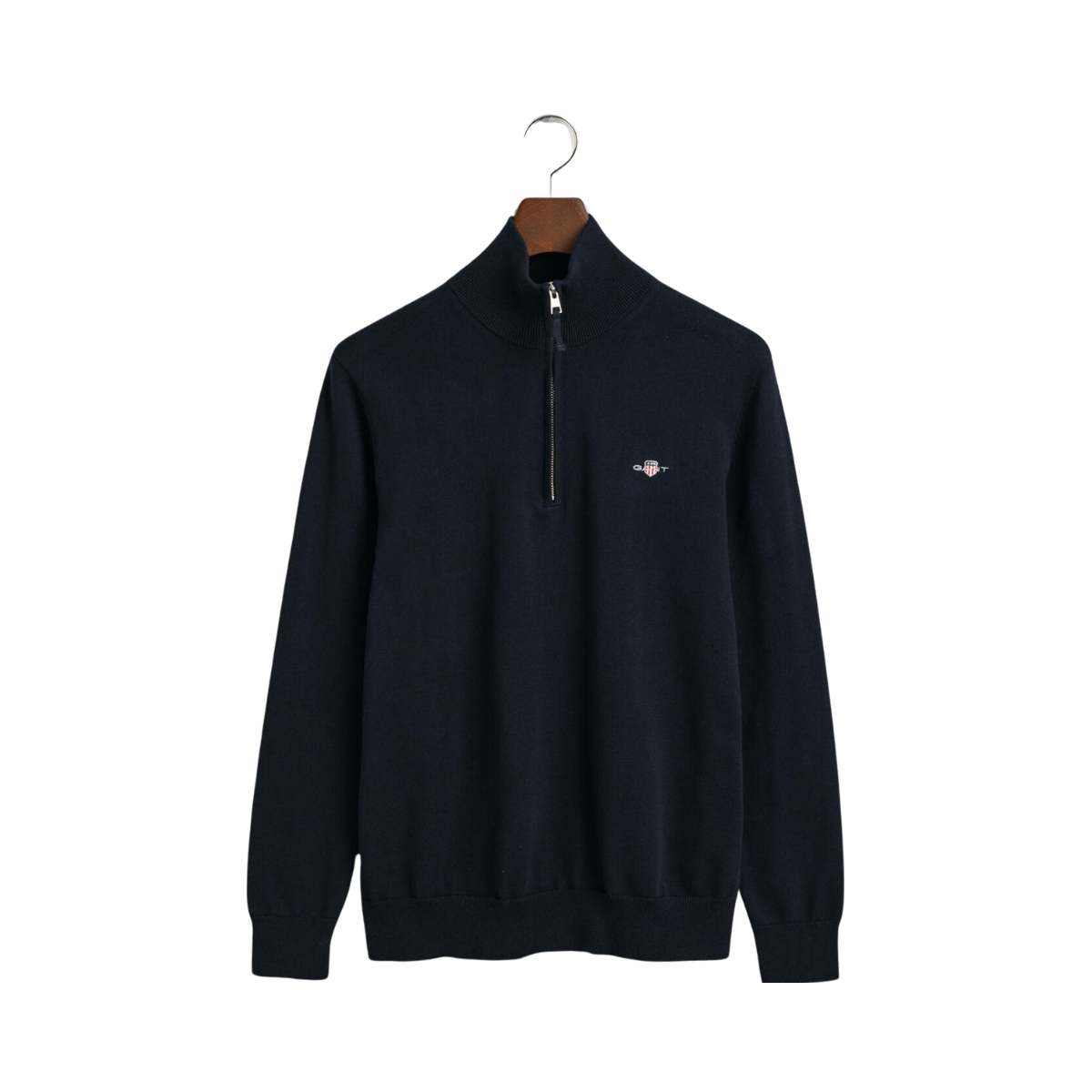 CLASSIC COTTON HALF ZIP - Navy