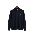 CLASSIC COTTON HALF ZIP - Navy