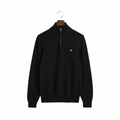 Casual Cotton Halfzip - Black