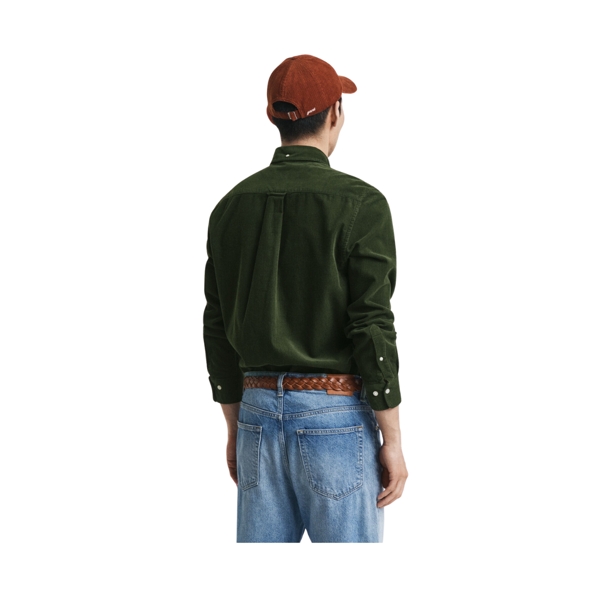 Reg Corduroy Shirt - Country Green