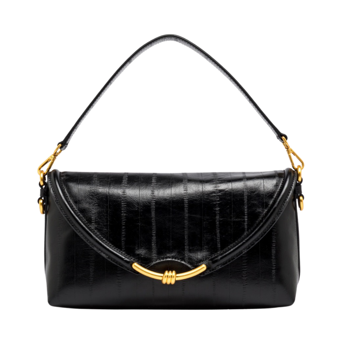Bea Leather Shoulder Bag - Nero