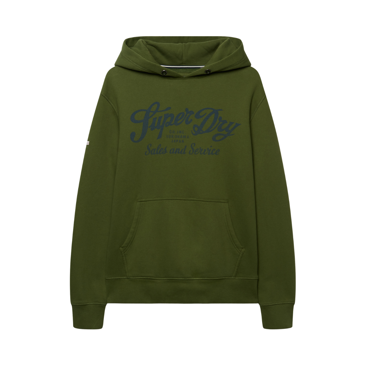 Vintage Script Hood - Vintage Sage Green