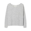 Pull Boule Ml Col Bateau - Gris Chine