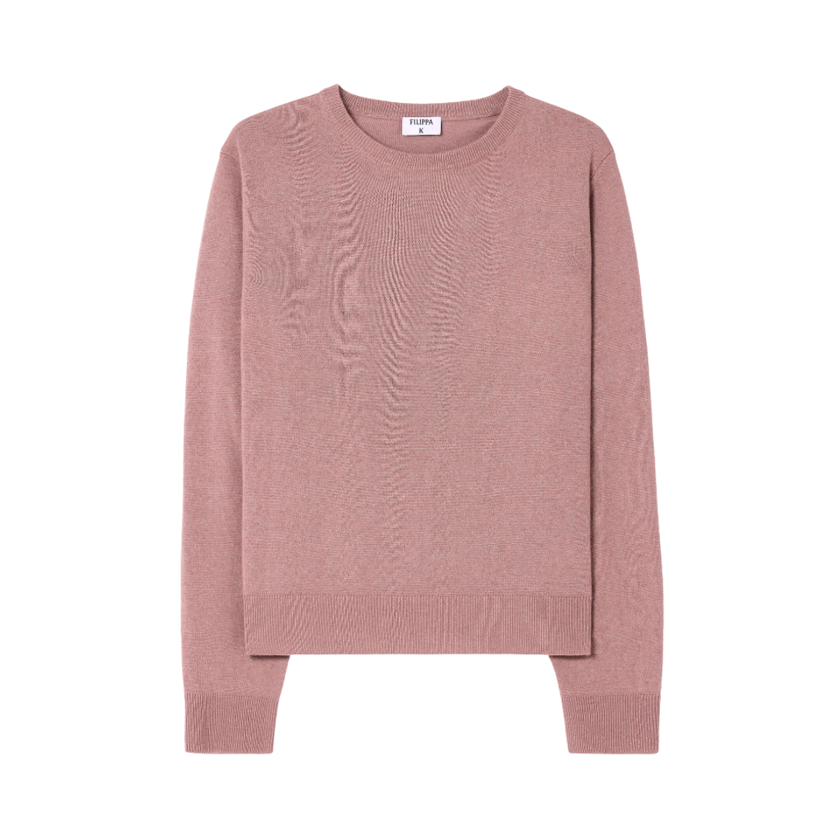 Soft Wool Crewneck Sweater - Light Pink