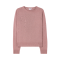 Soft Wool Crewneck Sweater - Light Pink