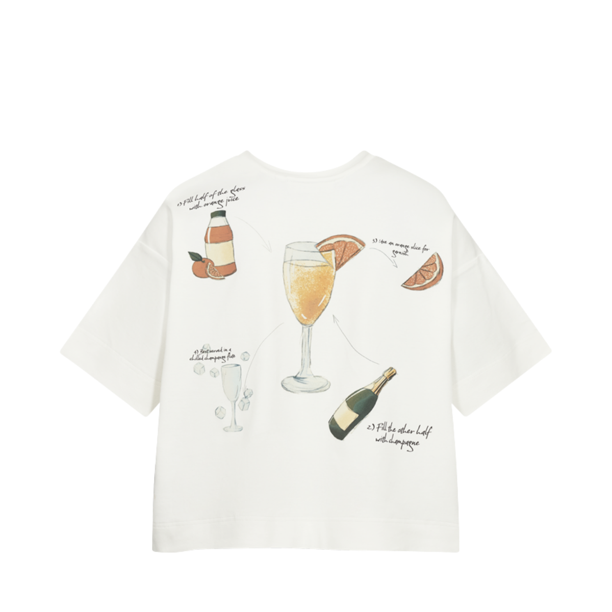 CMMuse Tee - Jet Stream w. Mimosa