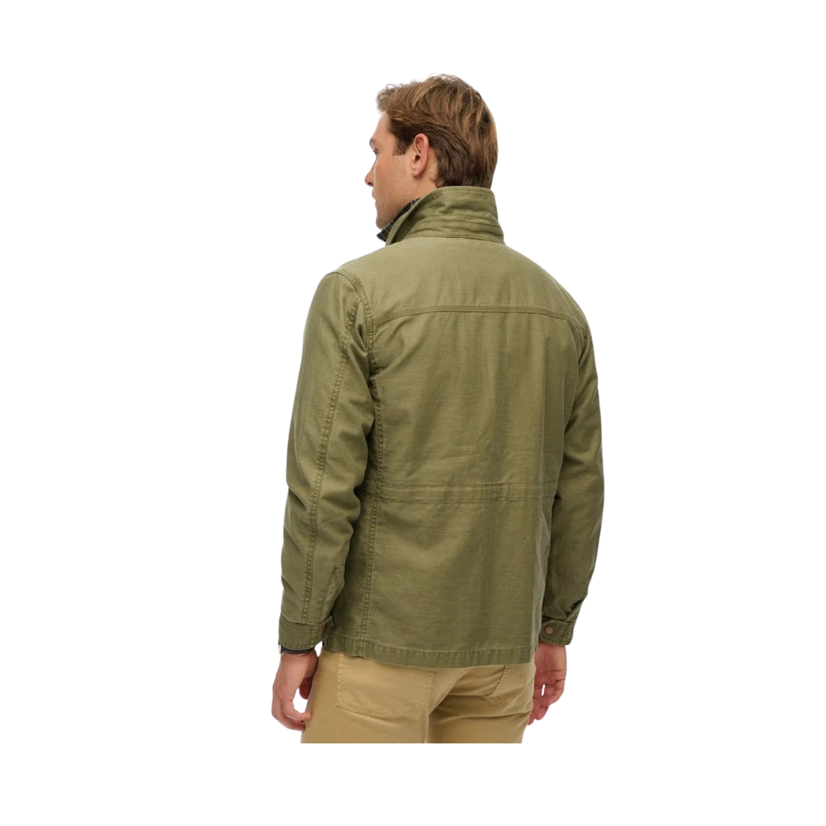 Collared M65 Jacket - Burnt Olive