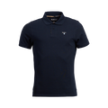 Tartan pique polo - Navy