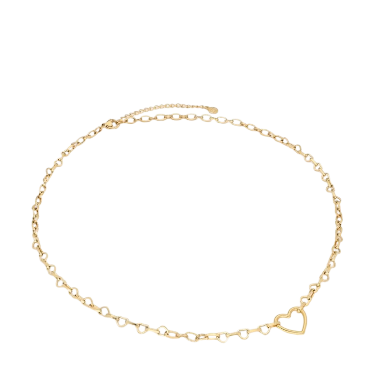 Necklace heart chain - 1200 Gold