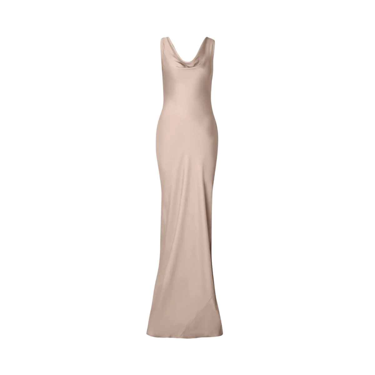 Leah Cowl Neck Maxi Dress - Champagne
