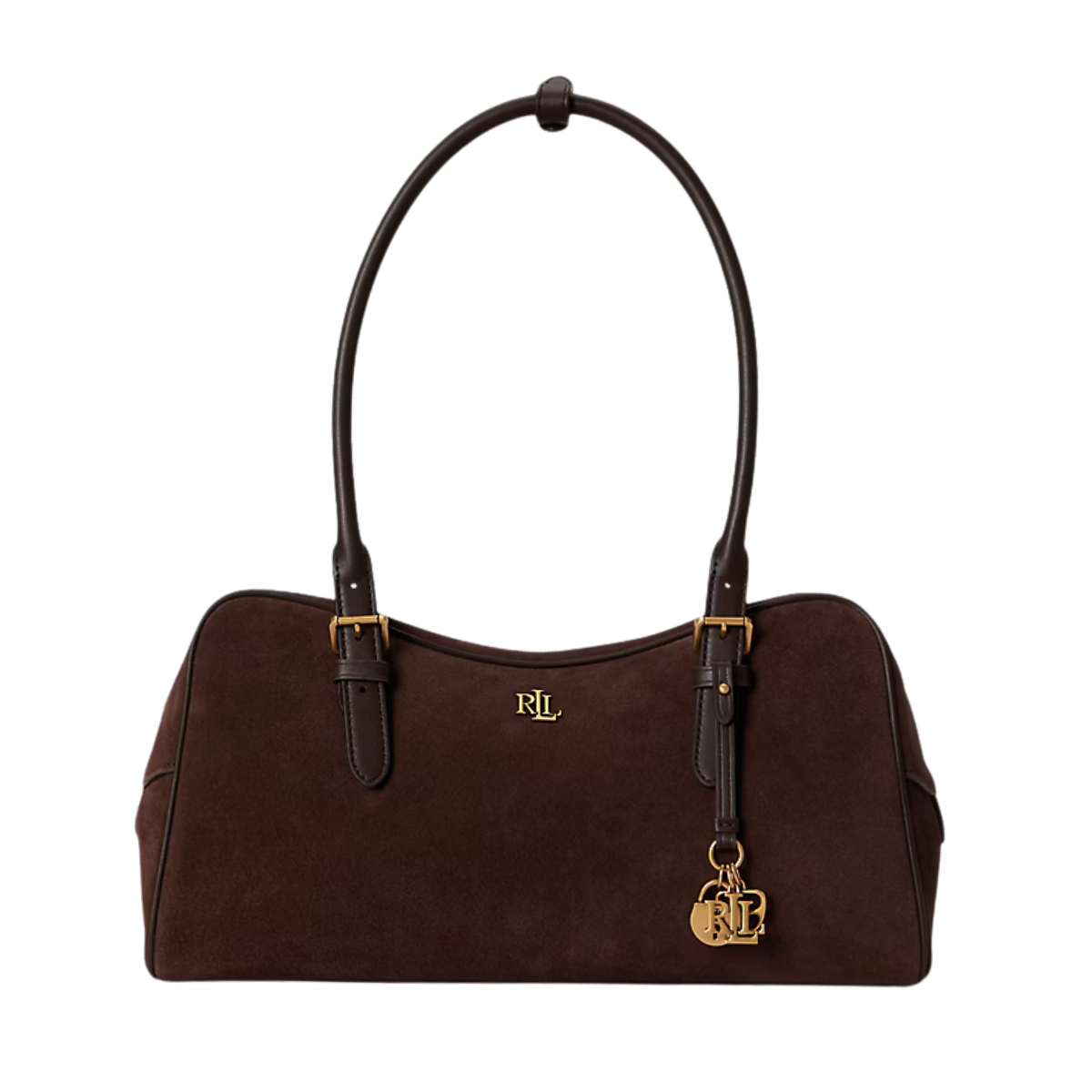 Marcy ZP Suede Satchel Large - Chestnut Brown/Chestnut Brown