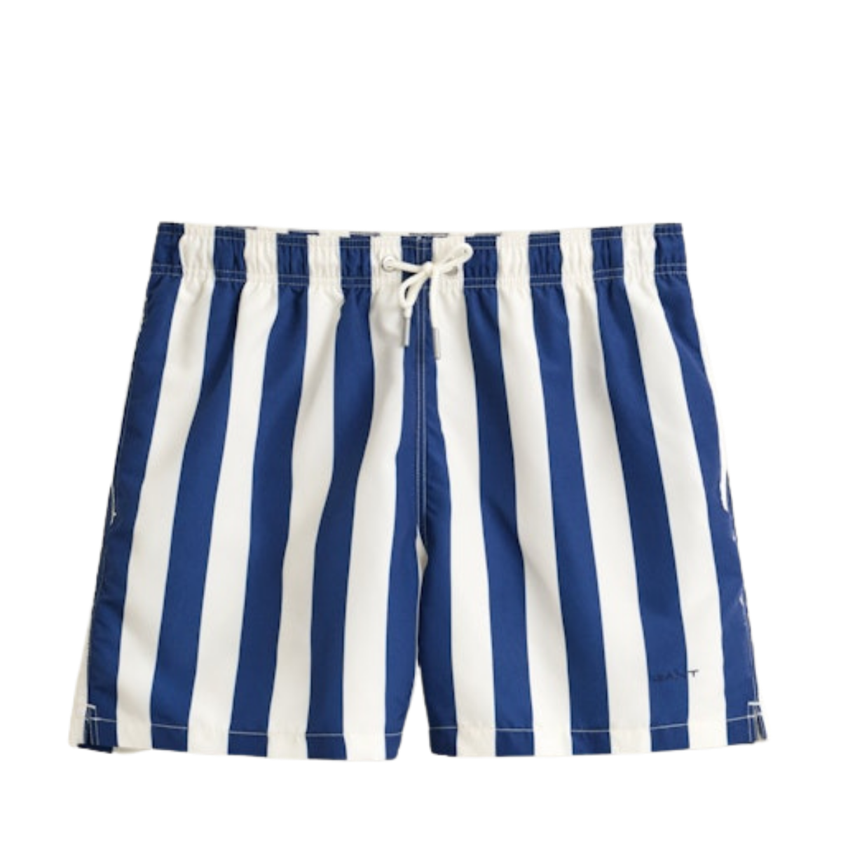Block Striped Swim Shorts - 432 Rich Navy