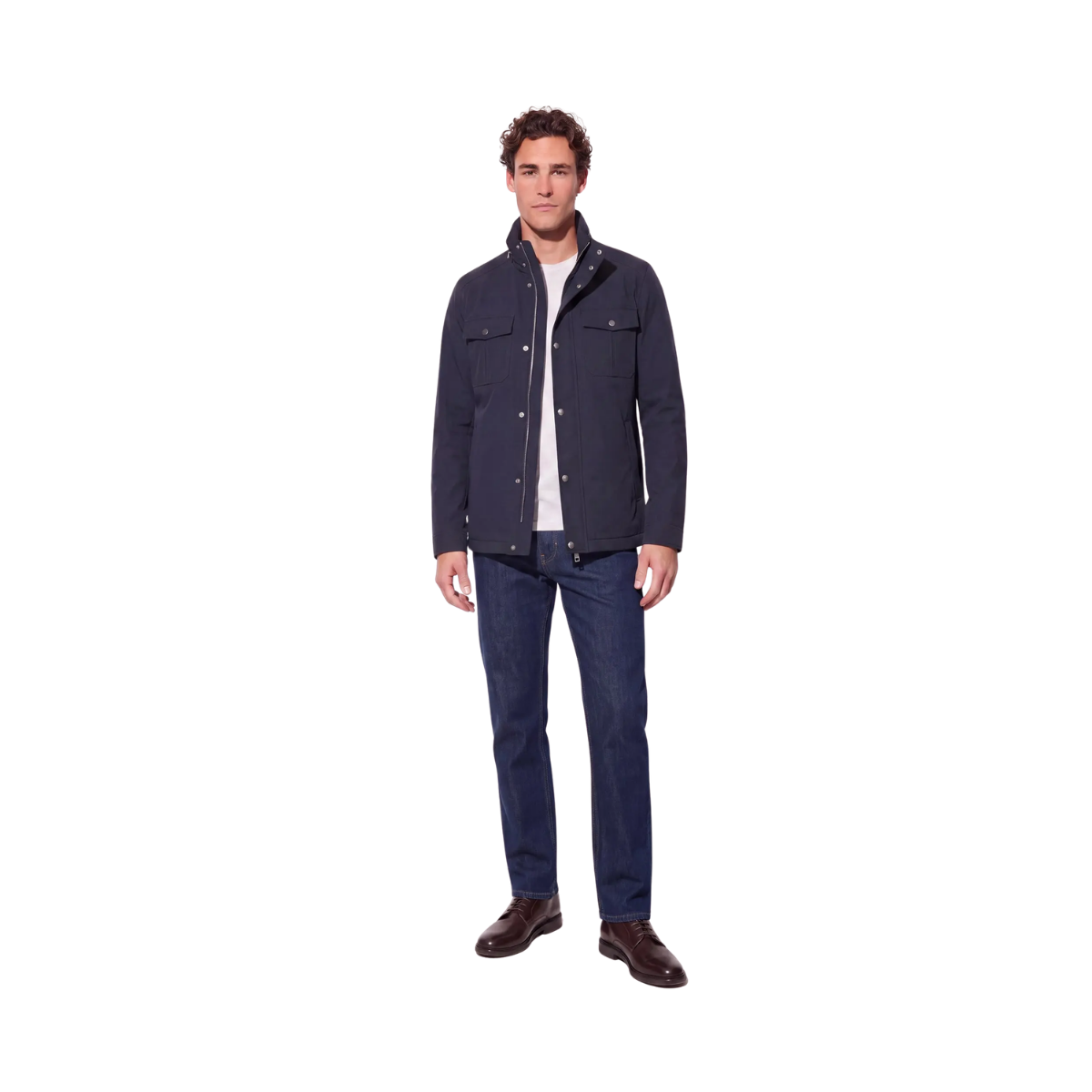 Leo Tech Jacket - Navy