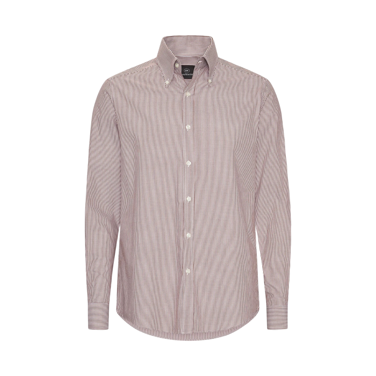 Pinstripe Shirt - Brick