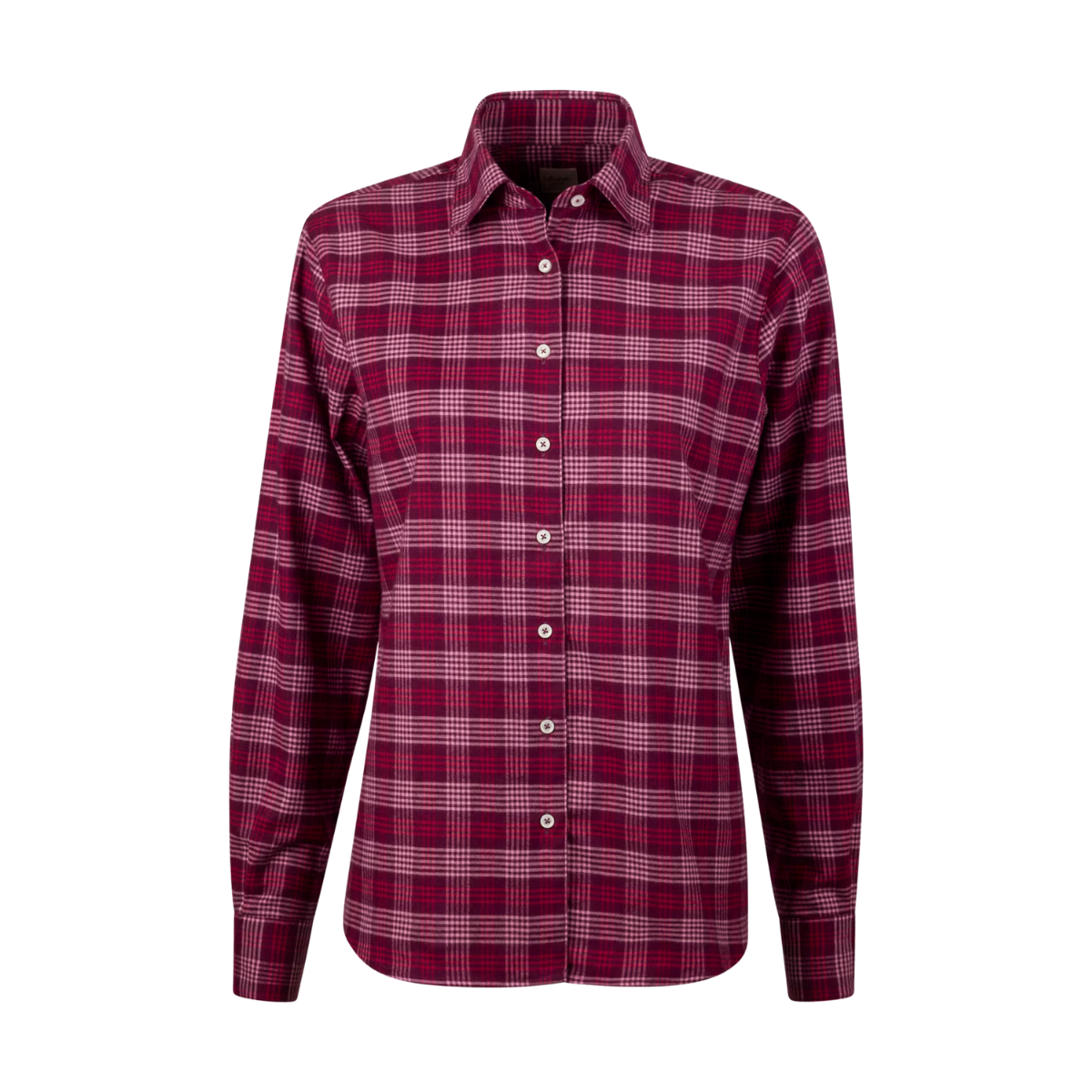 Siri Shirt - Dark Pink Check