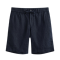 Reg Linen DS Shorts - Evening Blue
