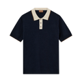 MMGFrancesco Polo SS Knit - Estate Blue