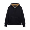 Borg Lined Ziphood - Eclipse Navy