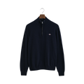 Superfine Lambswool Half Zip - Marine